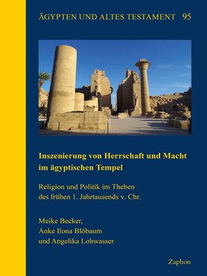 cover image of Inszenierung von Herrschaft und Macht im agyptischen Tempel